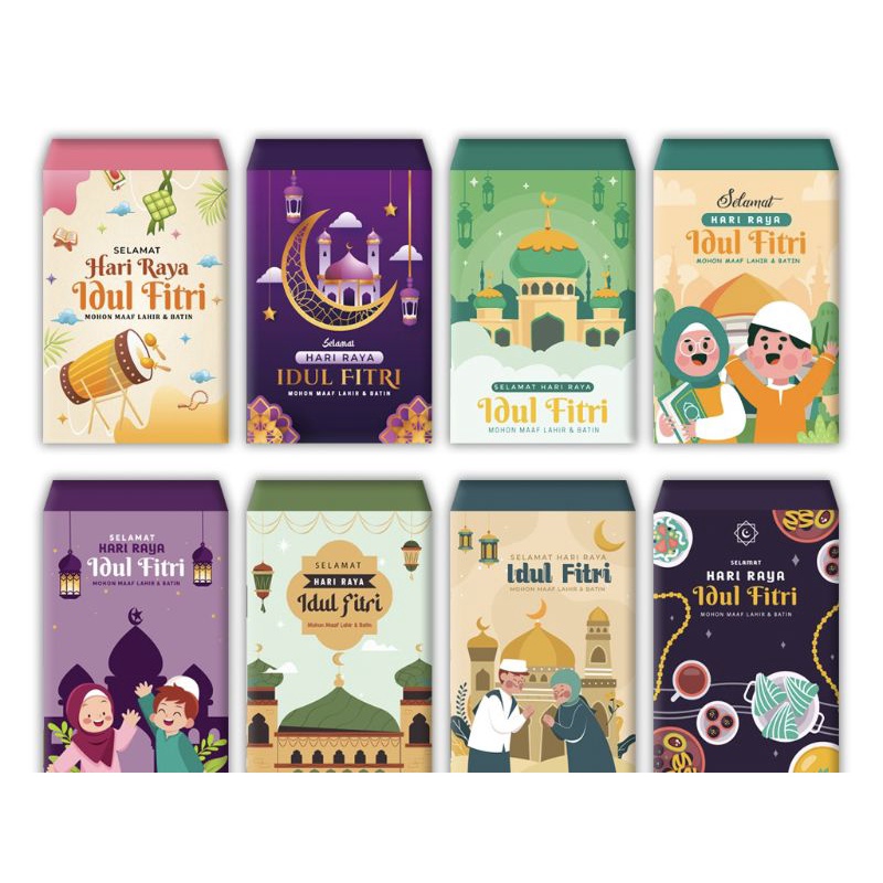 

(10pcs) Amplop Lebaran 2023 Lucu dan Unik seri-B