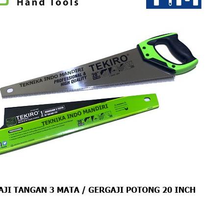 ○ TEKIRO Gergaji Tangan 3 Mata / Gergaji Potong ❈