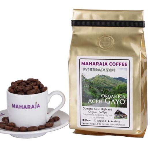 

☄ Fresh Roast Kopi Arabika Singgle Origin Aceh Gayo 200g Sangrai Organica Maharaja Coffee ✪