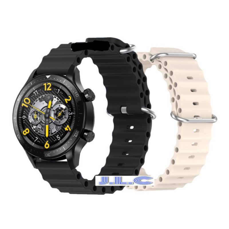 Ocean Strap Rubber Karet Silicone Silikon Watch Band Tali Jam Tangan Real Me Realme Watch 5 S2 S Pro