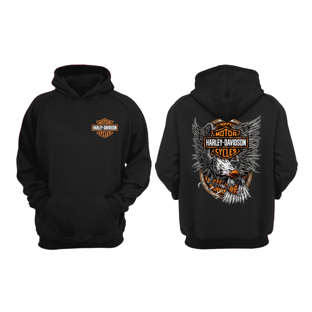 JAKET HOODIE HARLEY DAVIDSON CLUB INDONESIA HDCI BIG SIZE JUMBO