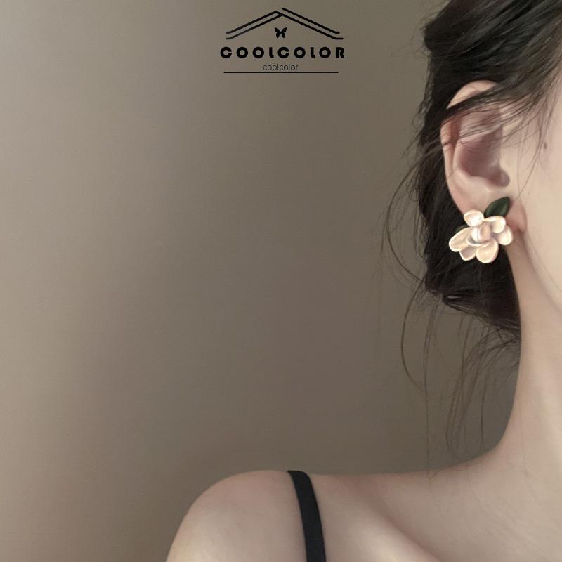 COD❤️Anting Stud Bentuk Bunga Korea Fashion Sederhana Gaya Untuk Wanita- cl