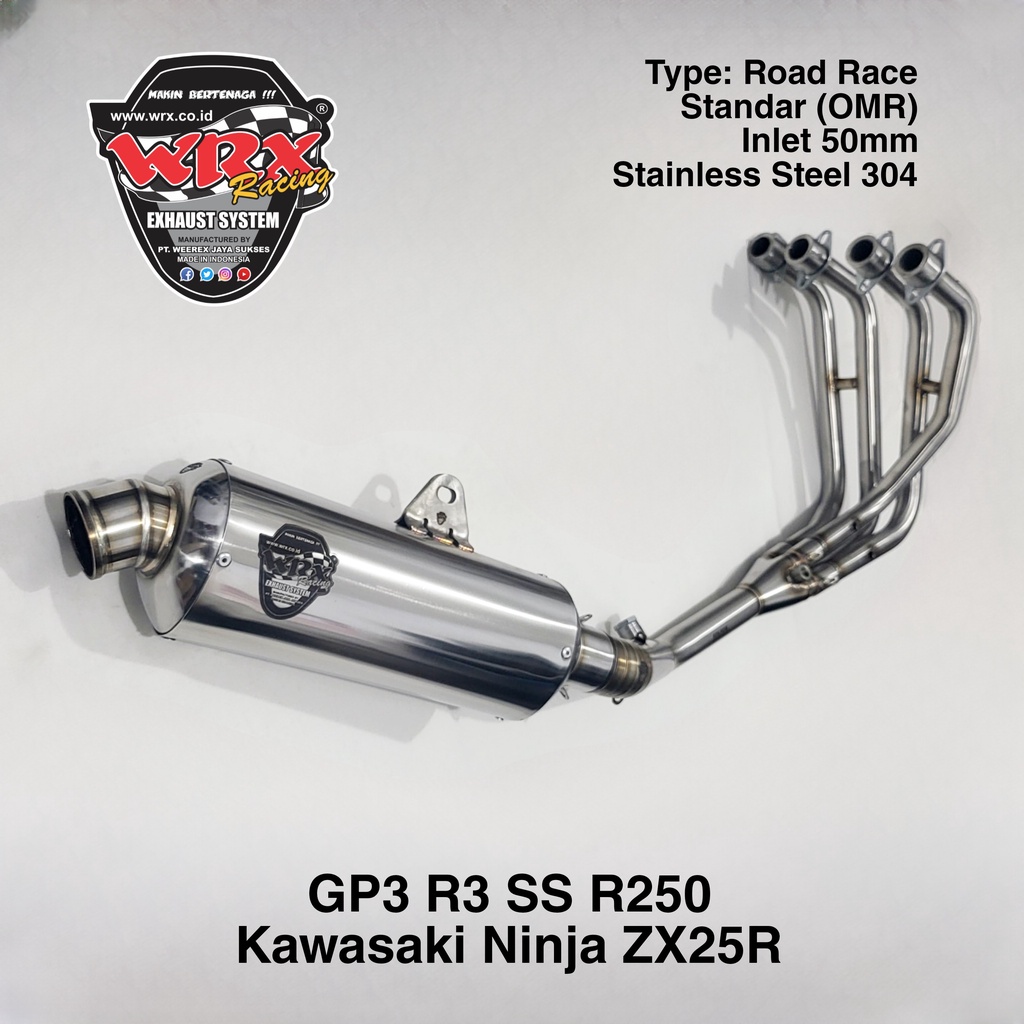 Knalpot WRX GP3 SS R250 ZX25R