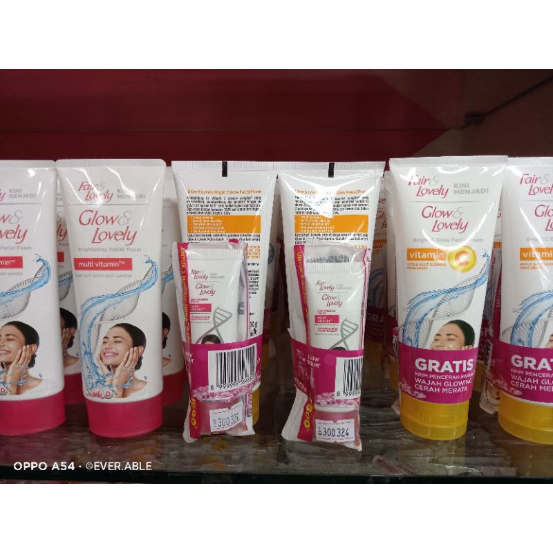 FAIR &amp; LOVELY FACIAL FOAM 100 GR/ GRATIS KRIM PENCERAH 15 GR