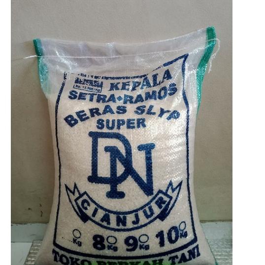 

➼ Beras Setra Ramos Cianjur 10Kg Mekar Pulen Enak Murah PREMIUM. ✺