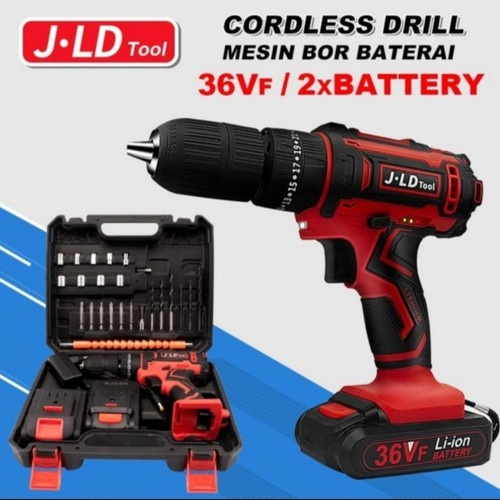 JLD Cordless Bor 36V-1A Set 13 MM