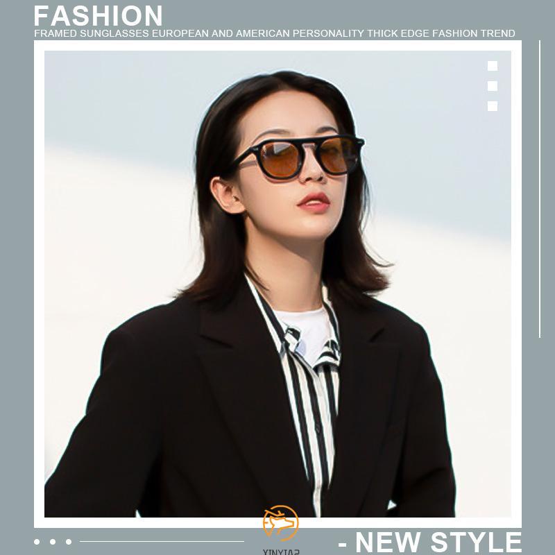 【COD】Sunglasses Men Square Sun Glasses For Men Retro Sunglasses Men/Women Brand Designer