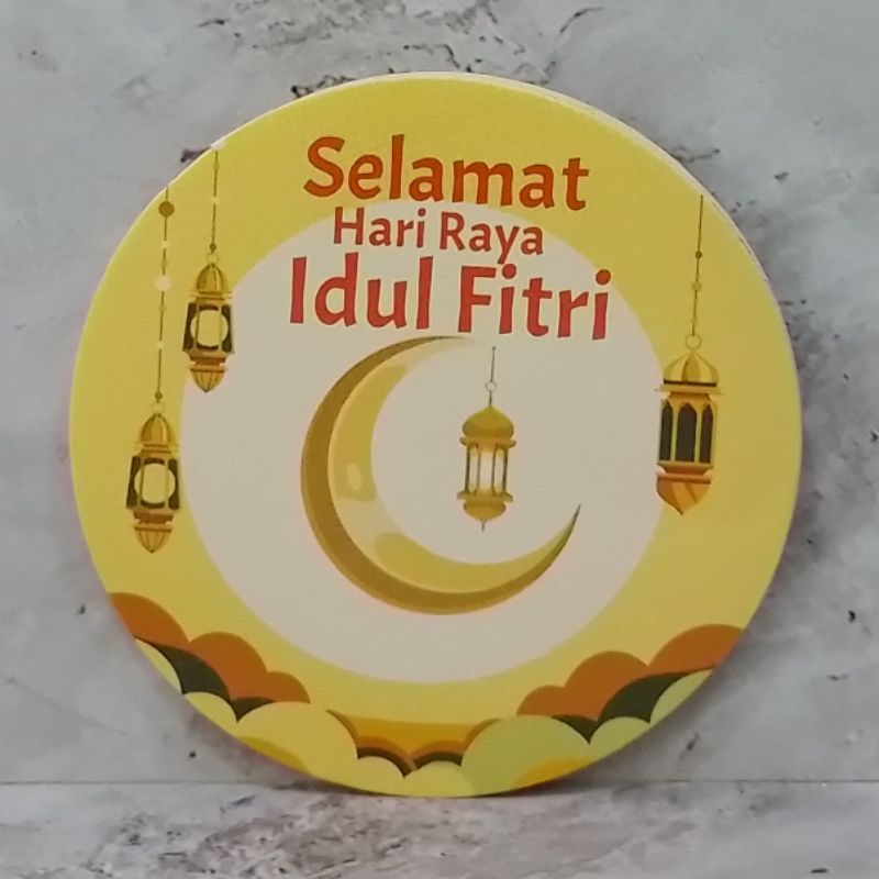 

Sticker Idul Fitri 2023 Lebaran Terbaru Sticker Toples Bulat 5x5cm
