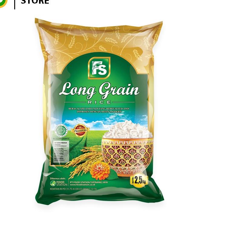

Ω Food Station - Beras Long Grain Green 2 Pcs @ 2.5 Kg ✷