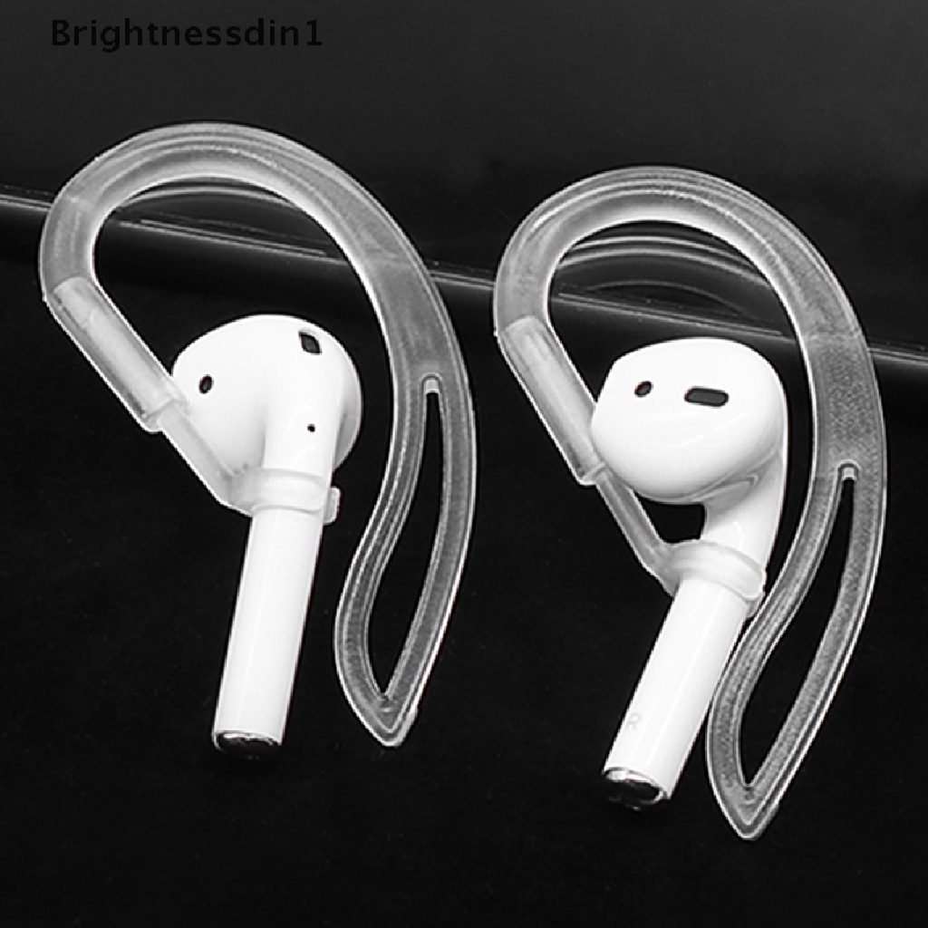 [Brightnessdin1] 1pasang Wireless Bluetooth Earphone Earpods Ear Hooks Holder Earphone Kecil Dan Ringan Anti Jatuh Anti-slip Hook Aksesoris Headphone Untuk Air Pods Boutique