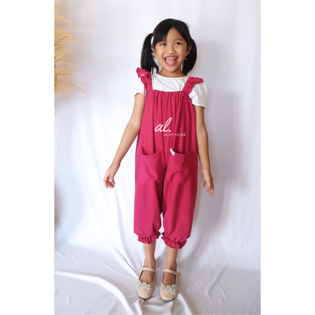 Jumpsuit Jumper Anak / Jumpsuit Anak Perempuan Overall Anak Crinkle