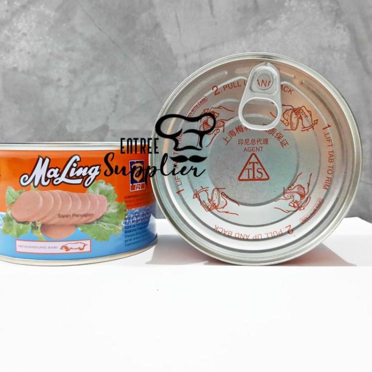 

♤ TERMURAH Ma Ling TTS 397gr Luncheon Pork Meat / Ham Daging Babi Maling NON HALAL ✧