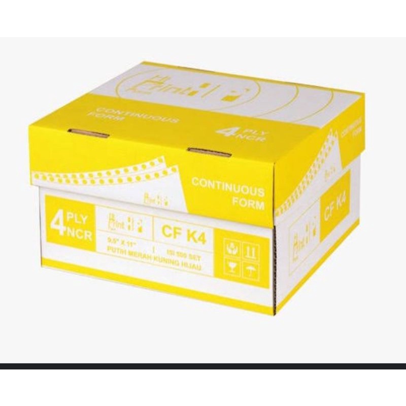 

CONTINUOUS FORM 9.5 X 11 4 PLY HI PRINT (ISI 500 SET)