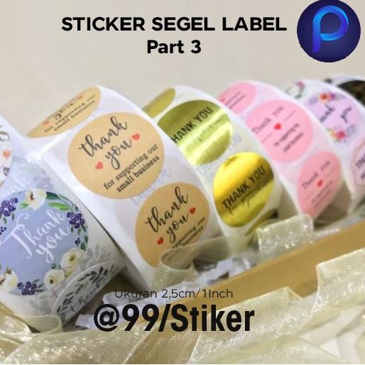 

A28 (Isi 100Pcs) Sticker Thank You 2,5cm untuk Kue DIY Stiker Lucu Murah Part 3 PALING DICARI ミ