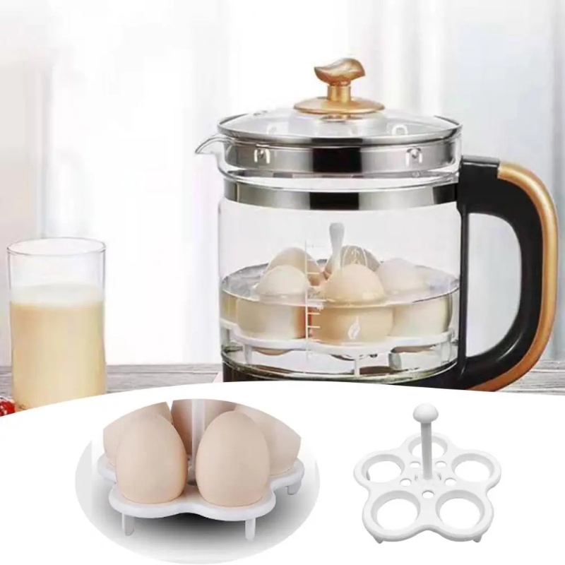 Pemanas Listrik Egg Cooker Ketel Listrik Rak Kukusan Telur Tray Telur Plastik Universal Egg Steamer Aksesoris Masak Telur Serbaguna