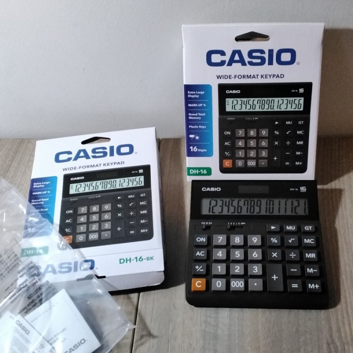 

best seller] Calculator Casio DH-16-bk ori