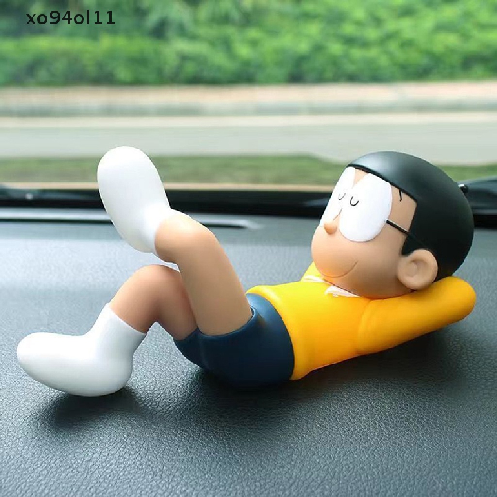 Xo Anime Doraemon Family Figure Model Mainan Mainan Dekorasi Pemandangan Taman OL