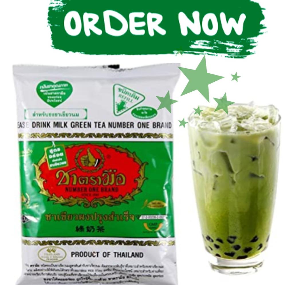 

SALE Thai tea green tea mix cha tra mue Hijau thai tea Thailand 200 gram ,.,.,.,,