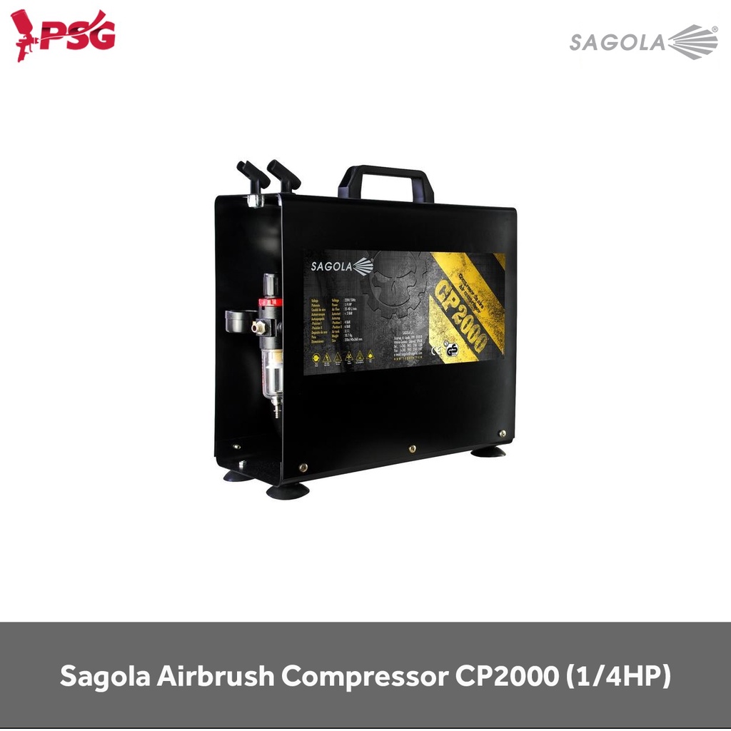 Sagola Airbrush Compressor CP2000 (1/4HP)