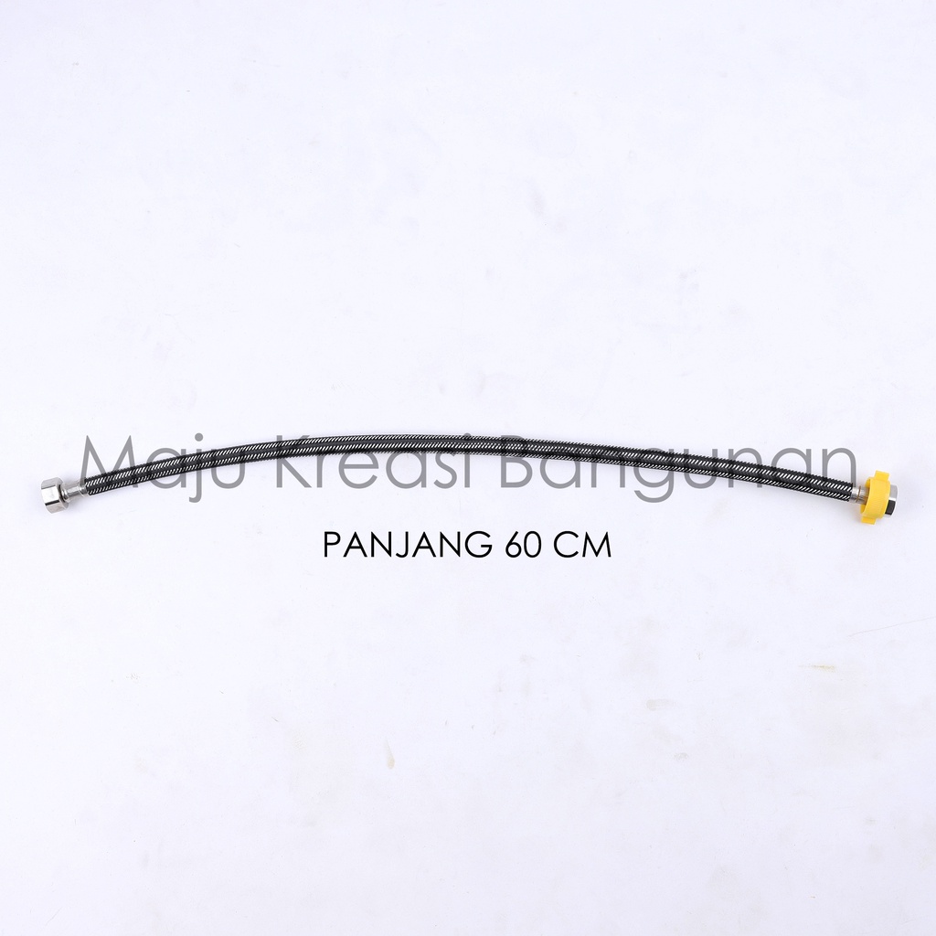Selang Flexible Fleksible Fleksibel Wastafel Kloset Ukuran Panjang 60cm 60 Cm