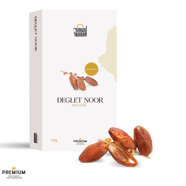 

❁ Timur Tengah Kurma Tunisia Tangkai 500gr Deglet Noor Premium Original High Quality ☃