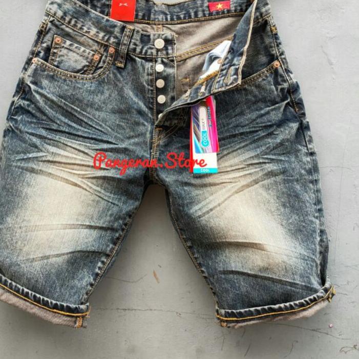 ✽ Celana Pendek Import Pria 501 Snow Ringkel Vietnam Series Terbaru / Celana Pendek Pria 501 Terlari