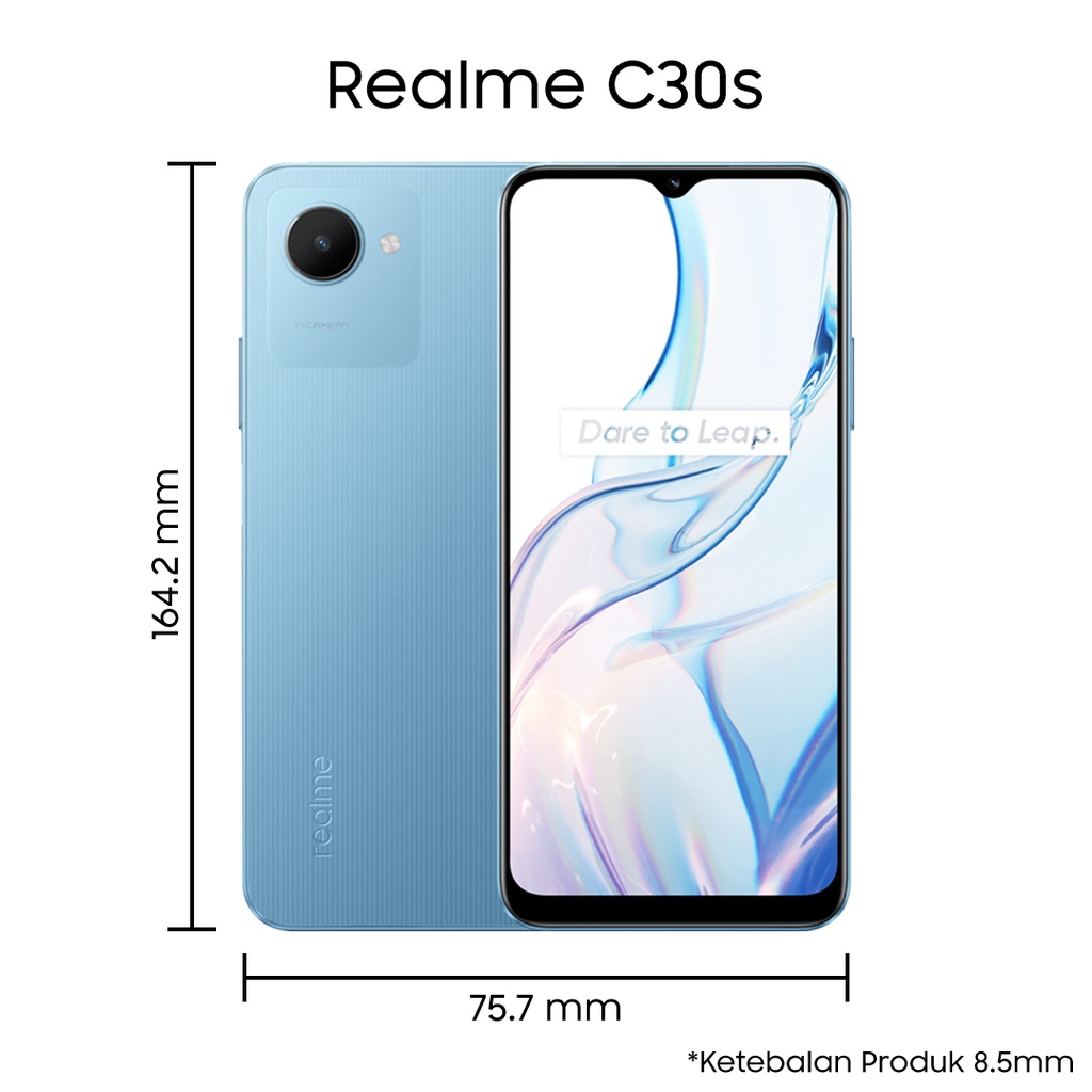 Realme C30s 3/32 4/64 GB RAM 3 4 ROM 32 64 3GB 4GB 32GB 64GB HP Smartphone Android