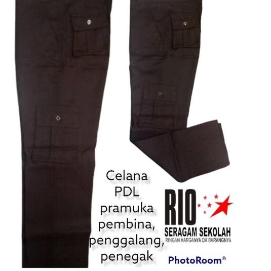 ۩ CELANA PRAMUKA PDL PEMBINA PENEGAK RIO LAKI2 PANJANG KANTONG 6 buah BAHAN RAPILO RAFILO GABARDINE,