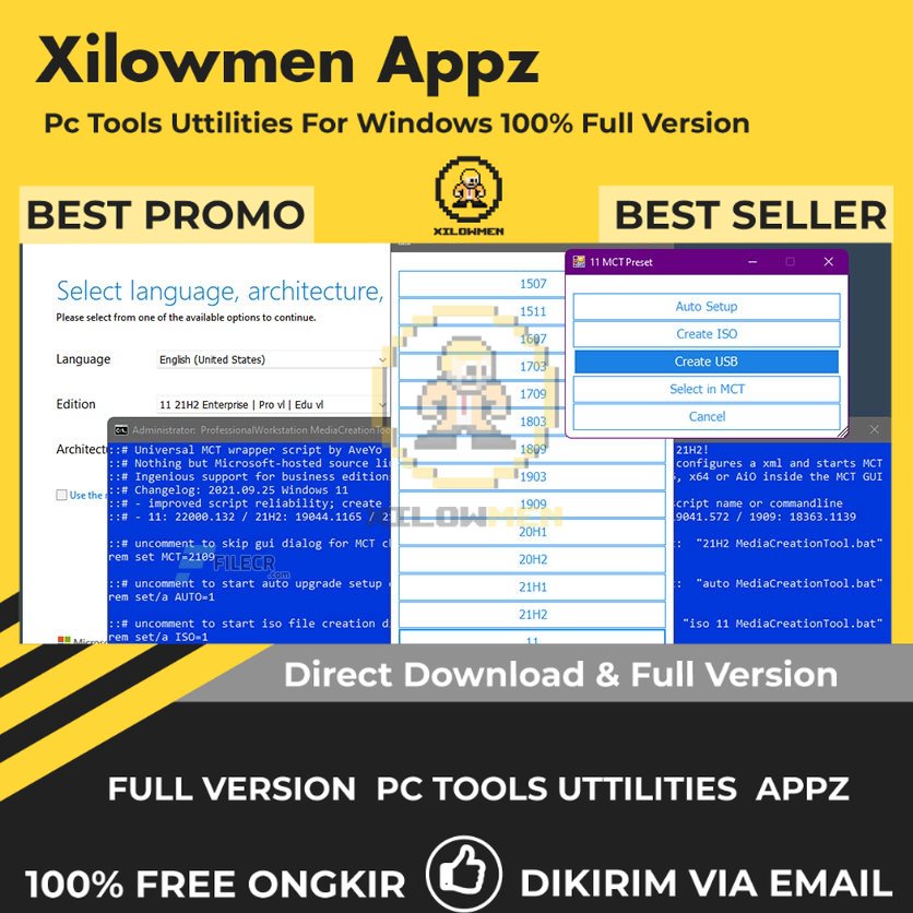 [Full Version] Universal MediaCreationTool Wrapper 20 Pro PC Tools Software Utilities Lifetime Win OS