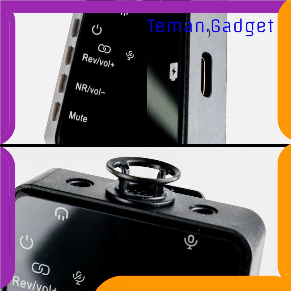 TG - KMR Clip On Mic Wireless Noice Reduction for Vlogging Zoom USB Lightning - K63