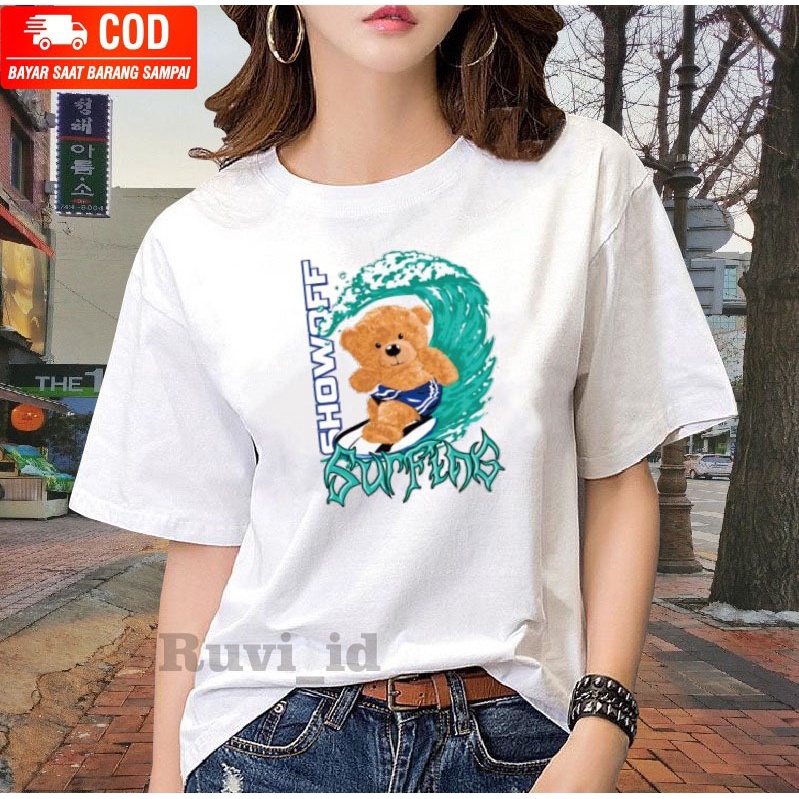 Ruvi_id-KAOS OVERSIZE / BELI 3 GRATIS HEADSET EXTRA BAS / KAOS BERUANG KEKINIAN / KAOS WANITA / KAOS PRIA / KAOS WANITA KOREAN STYLE / KAOS DISTRO / KAOS IMPORT / KAOS OBLONG / BLUS / T-SHIRT / ATASAN KEKINIAN / KAOS KATUN / KAOS MURAH