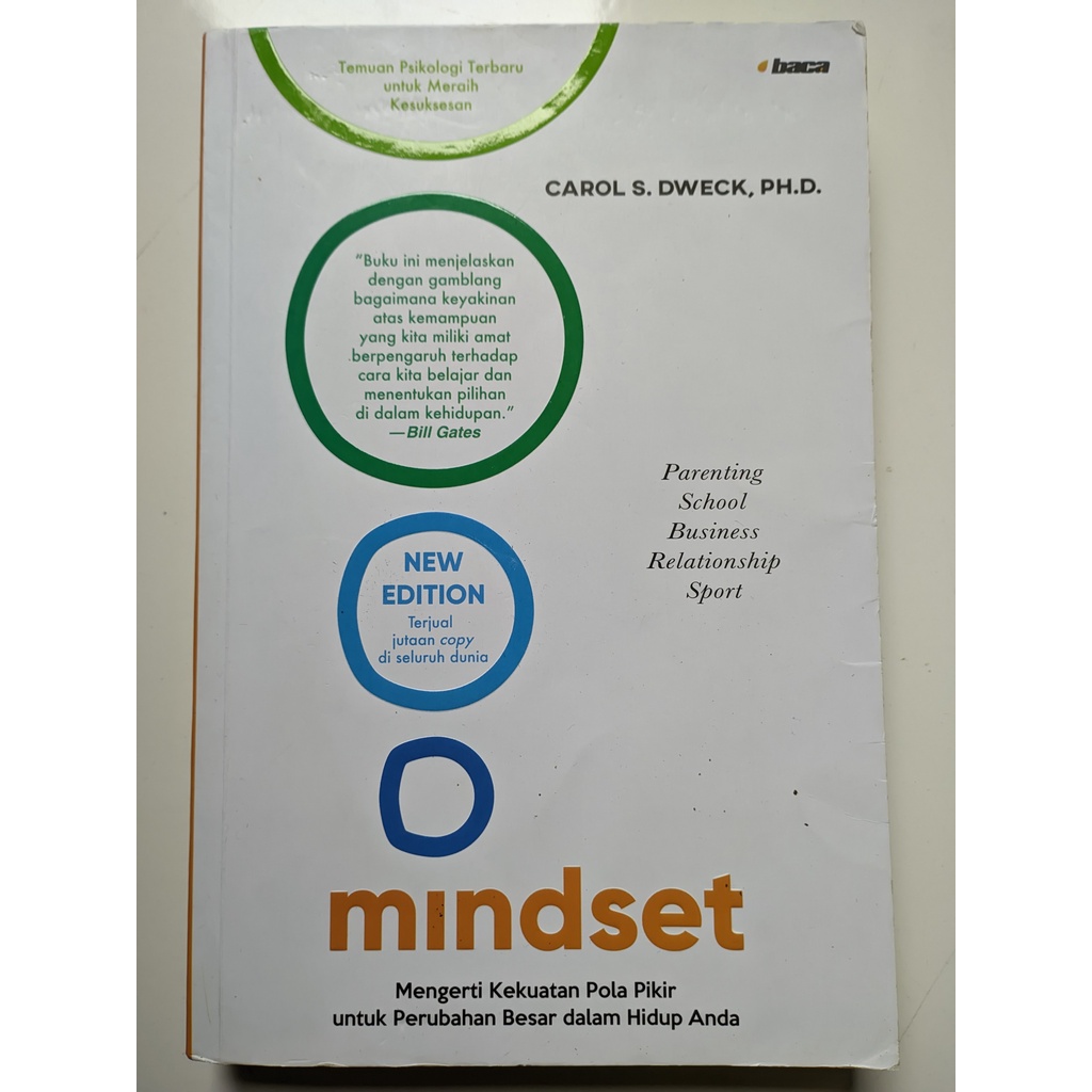 mindset carol dweck