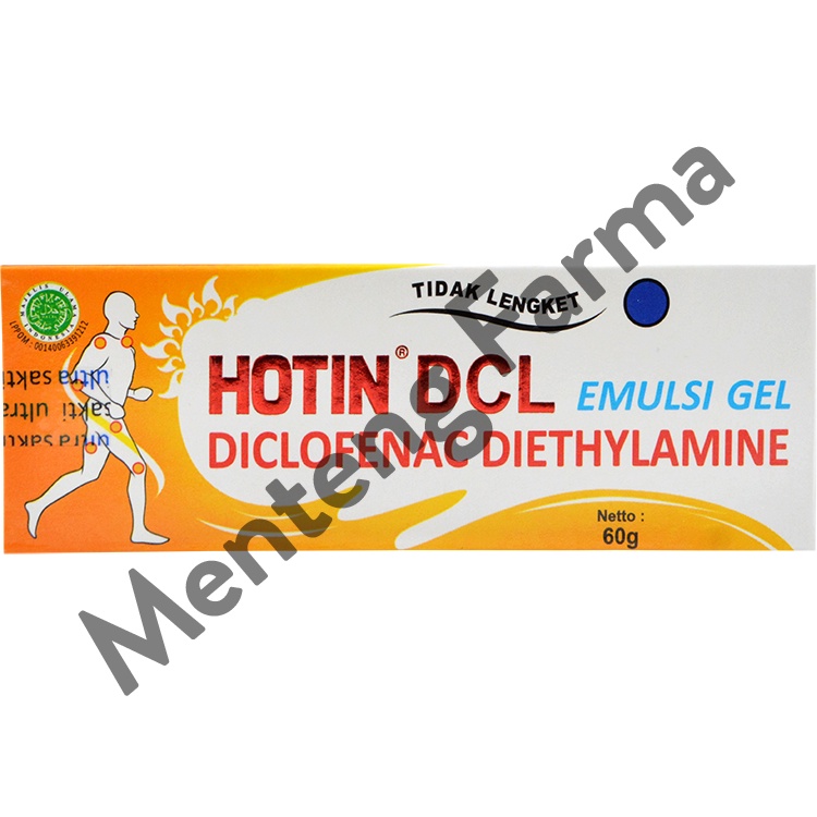 Hot In DCL Emulsi Gel 60 Gr - Gel Pereda Nyeri Sendi, Rematik, Memar