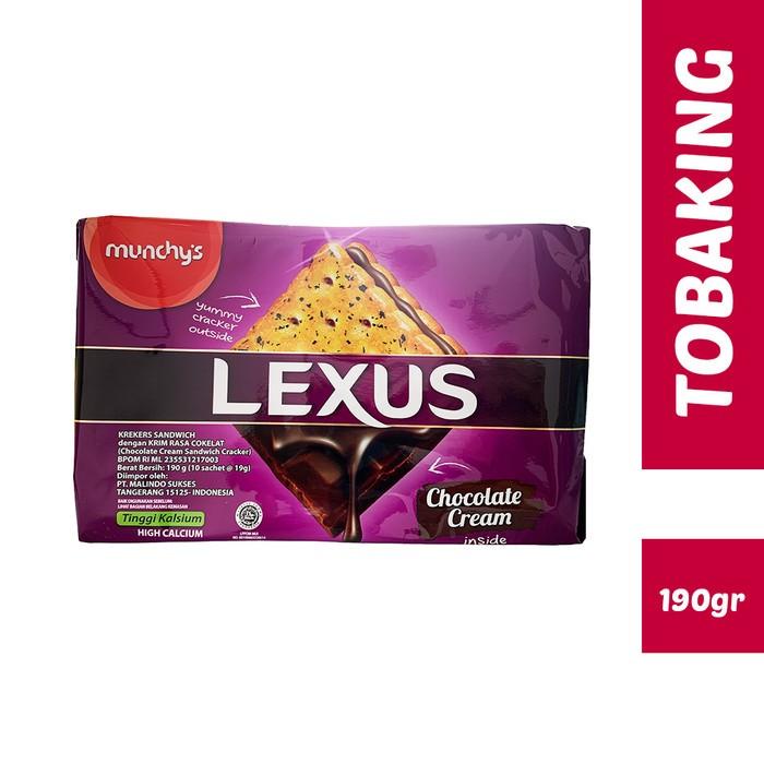 

Munchys Lexus/ Munchy's Biskuit lexus chocolate 190grm ( 10x19gr ) Best Seller