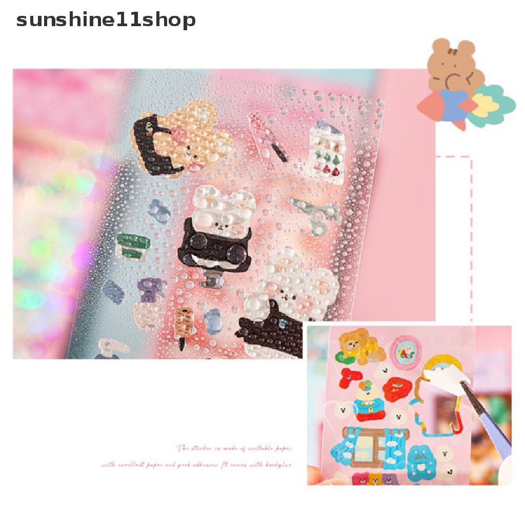 Sho 10lembar Stiker Jurnal Flora Junk Dekorasi Bahan Scrapbooking Alat Tulis Kpop Korea Postcards Sticker N