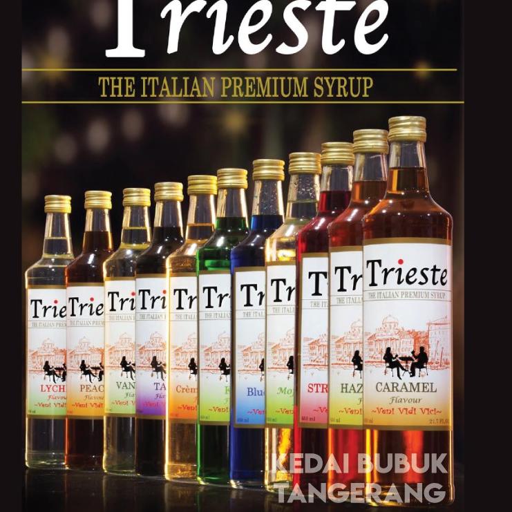 

♤ Trieste Sirup Syrup Premium Made in Italy 650ml ☚