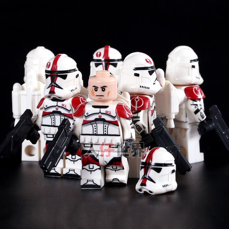 Star Wars Minifigures Clone Troopers Stormtroopers Minifigures Toy Series Puzzle Merakit Blok Bangunan