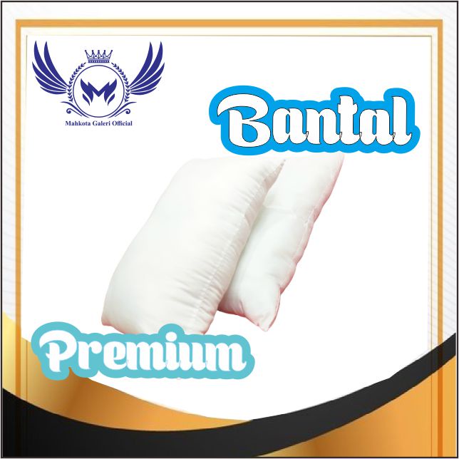 DISKON EDIAAANNN Bantal Tidur Empuk Dakron / isian silikon grade A / putih bersih