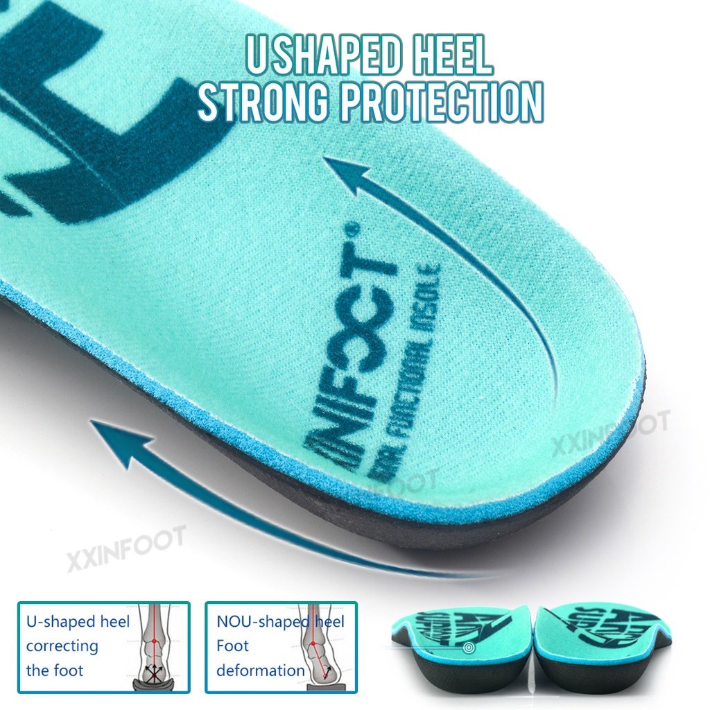 1 Pasang EVA Arch Dukungan Bantalan Tumit Orthotic Olahraga Insole Insert Sepatu Pad Unisex Perawatan Kaki