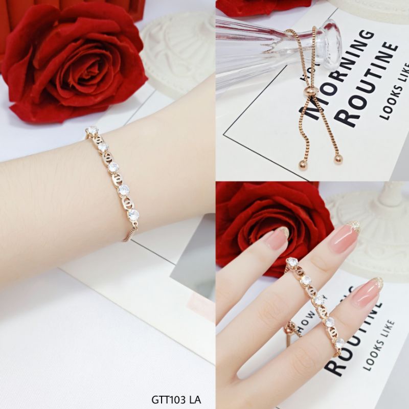 Gelang Serut Titanium Wanita GTT101-103-113 LA