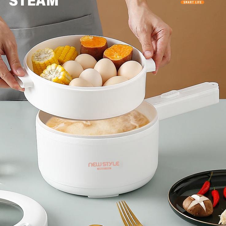 Hot Arrival Newstyle Panci Listrik Y25 Lapisan Keramik Anti-lengket Electric Pot Portable