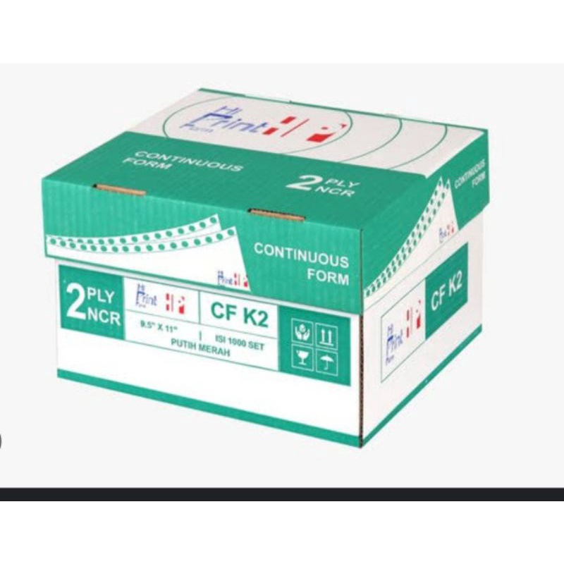 

CONTINUOUS FORM 9.5 X 11 2 PLY HI PRINT (ISI 1000 SET)