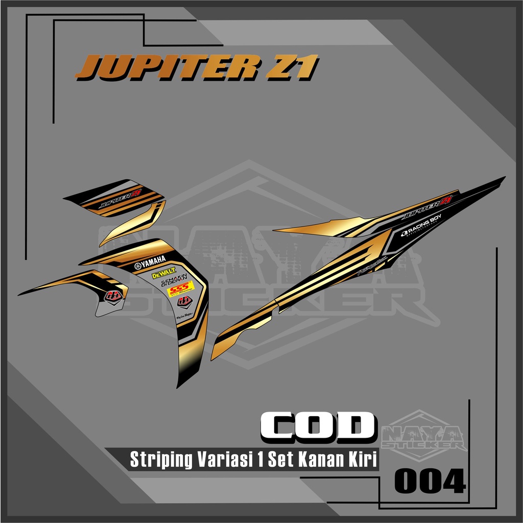 Sticker Striping List Variasi Jupiter Z1 - Striping Variasi Jupiter Z1