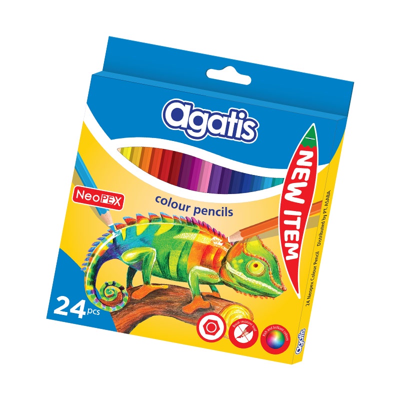 

AGATIS - Pensil Warna isi 24pcs Panjang