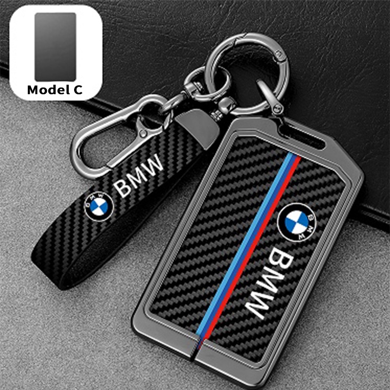 Bmw Kulit Serat Karbon Zinc Alloy Case Kunci Mobil Cover Smart Key Full Wrap Protecter Untuk E36 E46 E30 E90 F10 F30 E39 E60 X1 E84 F48 F25 X3 E83 X5 F15