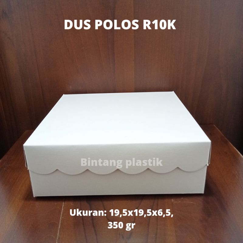 

DUS NASI PUTIH POLOS 20cmx20cm R10K 350gr Dan MIKA K.20 (5 LUBANG)