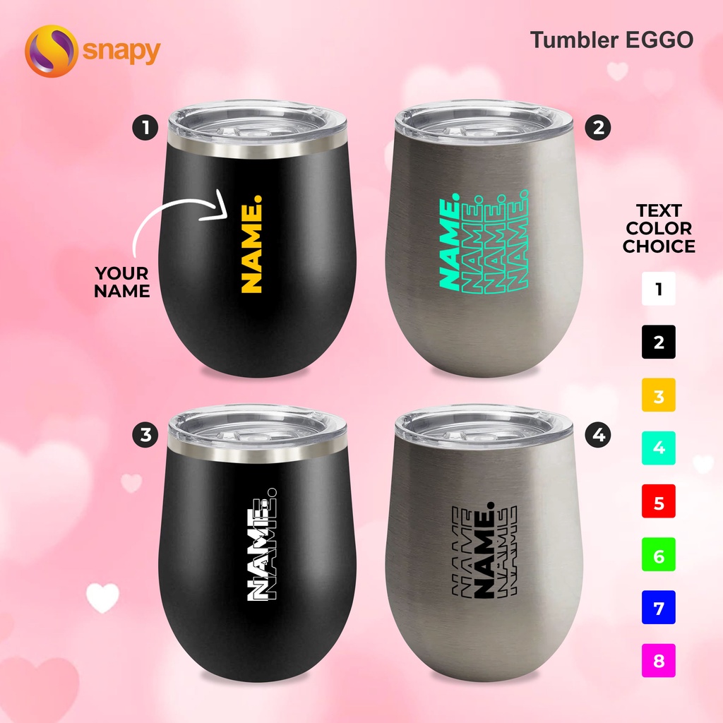 Jual Tumbler Chielo Olive Eggo Coffee Cup Mug Custom Shopee Indonesia 3376