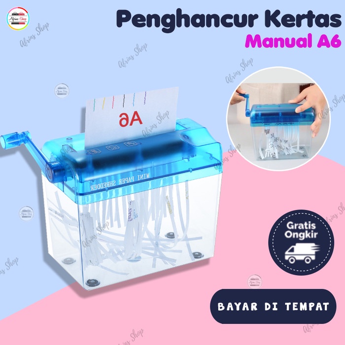 

[[JNT COD]] Penghancur Kertas Manual CD Card Paper Shredder