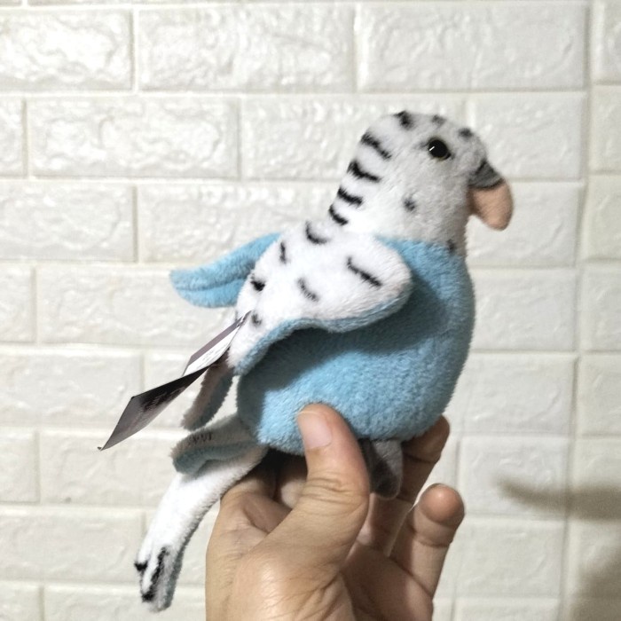 ✨ BISA COD ✨ Boneka Burung Parkit (Parakeet Bird Dolls) - Biru