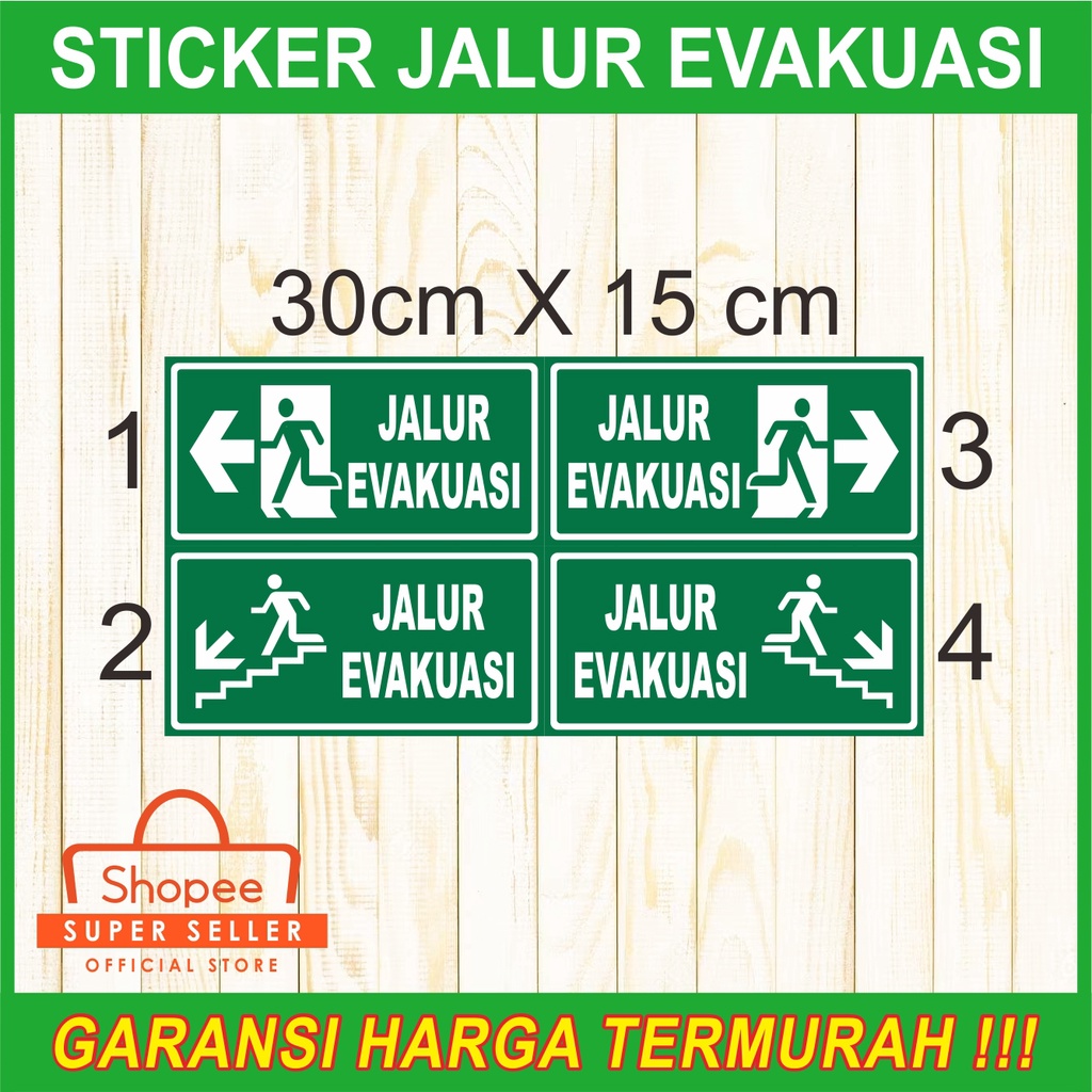 

STICKER K3 JALUR EVAKUASI